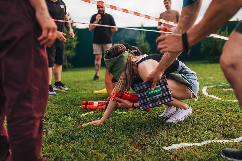 Тимбилдинг на свежем воздухе в Nizhny Novgorod ко Дню строителя