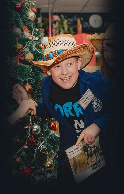 Новый год в школе в Нижнем Новгороде.