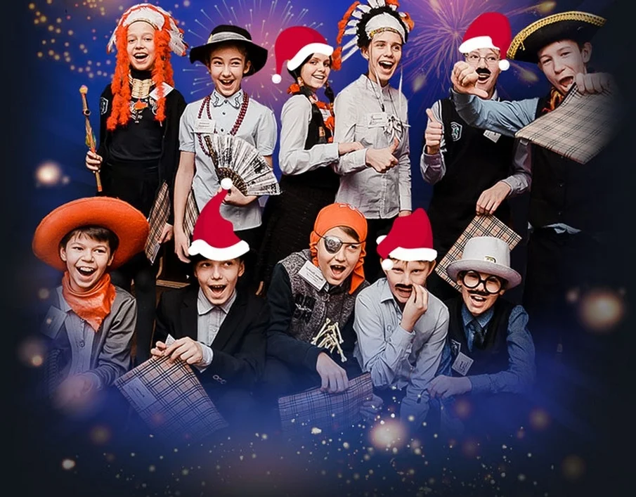 Новый год в школе в Нижнем Новгороде.